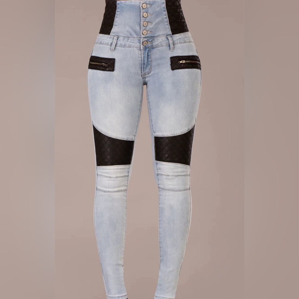 Lusty Chic Urbanedge High Waist Skinny Jeans, Size 10 - Picture 11 of 13